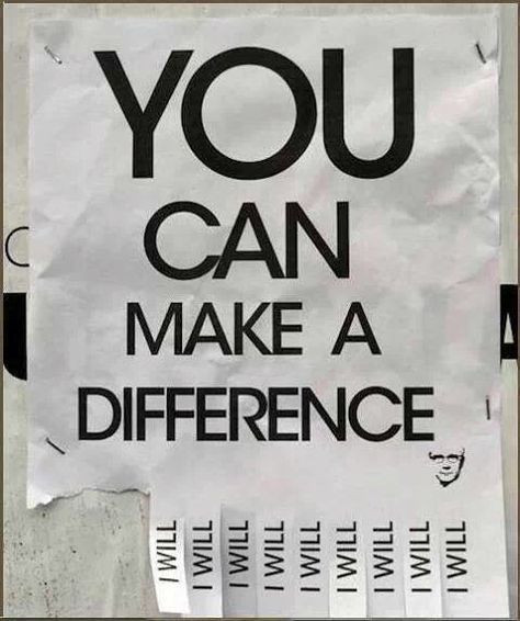 Yes we can... Citation Encouragement, Church Volunteers, You Make A Difference, Pay It Forward, Life Quotes Love, Random Acts Of Kindness, Make A Difference, Encouragement Quotes, A Sign