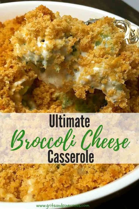 Casserole With Ritz Crackers, Broccoli Cheese Casserole Easy, Casserole Broccoli, Cheesy Broccoli Casserole, Broccoli Cheese Casserole, Thanksgiving Food Sides, Thanksgiving Recipes Side Dishes, Cheese Casserole, Broccoli Cheese