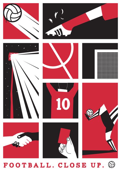 Dan Leydon Illustration — Football. Close Up. PURCHASE A PRINT HERE Volleyball Merch, Sports Illustrations Design, Soccer Art, Football Illustration, Retro Graphic Design, Jazz Poster, Soccer Poster, Sport Poster Design, Sport Design