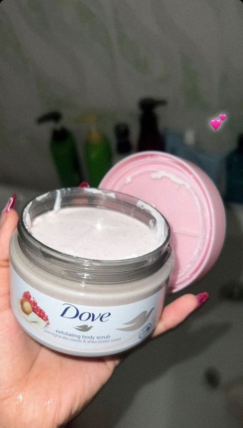 Dove Exfoliating Scrub, Dove Body Wash Aesthetic, Body Scrub Dove, Lavender Hand Scrub, Dove Scrub, Dove Body Scrub, Dove Aesthetic, Dove Exfoliating Body Polish, Exfoliating Body Polish