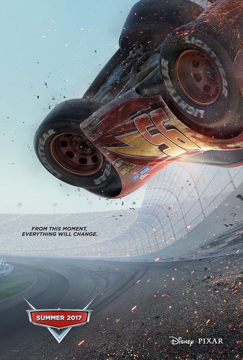 CARS 3 | In theaters June 16, 2017 Cars 3 Poster, Cars Disney Pixar, Flash Mcqueen, Disney Cars 3, Posters Decor, Cinema Movie, Armie Hammer, Bonnie Hunter, Owen Wilson