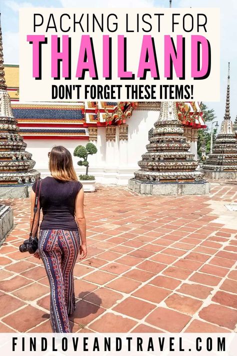 Trip To Thailand Packing Lists, Bangkok Vacation Outfits, Thailand Travel Tips Packing Lists, Phuket Outfits Style, Outfits For Bangkok Trip, Outfits For Phuket, Outfit Inspo For Thailand, Travel Thailand Outfits, Bangkok Style Outfits