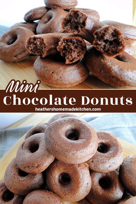 Dash Express Mini Donut Maker Recipes, Babycakes Donut Recipes, Mini Donuts Chocolate, Mini Donuts Maker Recipes, Mini Donut Maker Recipes Simple, Mini Doughnut Recipes Donut Maker, Baby Cakes Donut Maker Recipes, Cake Mix Donuts In Mini Donut Maker, Doughnut Recipe For Mini Doughnut Maker