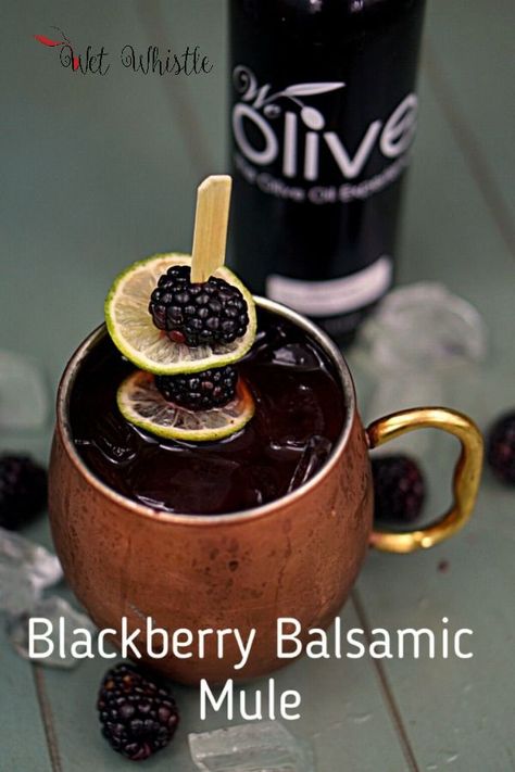 Lime Cocktails, Blackberry Balsamic, Whisky Cocktail Recipes, Aperitif Cocktails, Balsamic Vinegar Recipes, Bourbon Cocktail Recipe, Cocktail Recipes Whiskey, Rum Cocktail Recipes, Balsamic Recipe