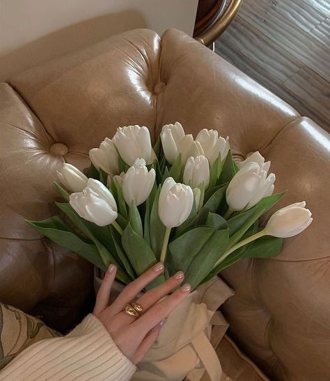 𝐇𝐢𝐠𝐡 𝐅𝐚𝐬𝐡𝐢𝐨𝐧 𝐏𝐨𝐬𝐭 on Instagram: “Tulips 🌷 what’s your favorite flower?” White Tulips, Tulips, Flowers, White, Instagram