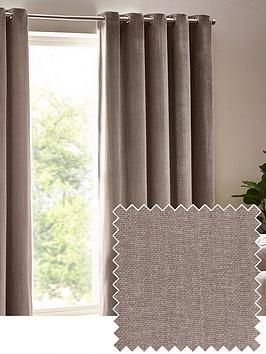 Furn heavy chenille 229x229 eyelet curtain greige the heavy chenille eyelet curtains are crafted from opulent chenille Mink Curtains, Chenille Curtains, Eyelet Curtains, Types Of Curtains, Curtains Width, Neutral Decor, Chenille Fabric, Grey And Beige, Curtains Living Room