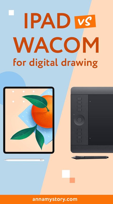 Digital Drawing Tablet, Drawing Software, Art Advice, Wacom Tablet, Digital Art Beginner, Wacom Intuos, Drawing Tablet, Which Is Better, Graphic Design Tips