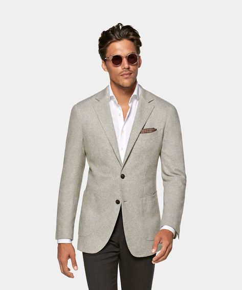 Light Grey Havana Jacket Gray Sports Jacket Outfit Men, Light Grey Blazer Outfit Men, Grey Jacket Outfit Men, Sports Jacket Outfit Men, Grey Jacket Outfit, Sports Jacket Outfit, Suit Jacket With Jeans, Grey Sports Jacket, Grey Blazer Outfit