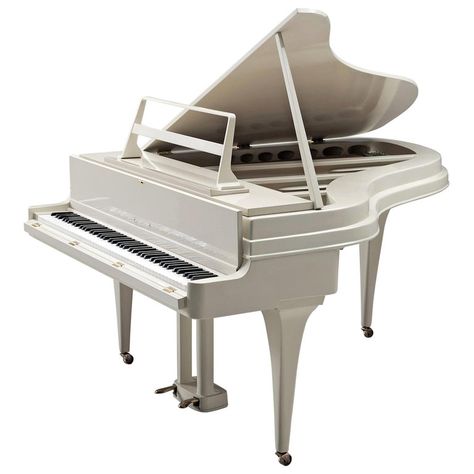 White Grand Piano, Vienna Opera House, Victorian Toys, Holland America Line, Baby Grand Pianos, Metal Floor Lamps, Grand Piano, Curved Sofa, Wooden Cabinets