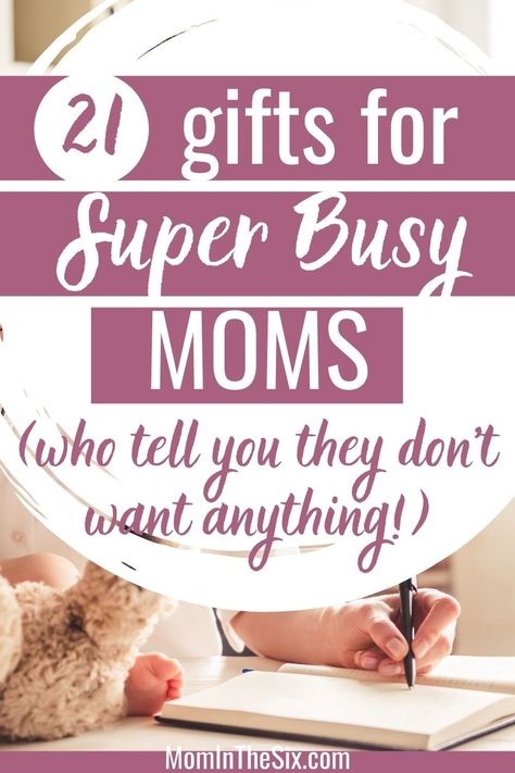 17 Perfect Gifts For Busy Moms (Stay at home moms, working moms gift ideas). Busy Moms Need some extra thought when it comes to picking out their perfect gift - because they often tell you they don’t need anything! Mothers Day Gift Ideas. Christmas Gift Ideas. Birthday Gifts for Moms. Gifts from Husband for Wife. Crunchy Mom Gifts, Working Mom Gifts, Gift Ideas For Moms, Mom Activities, Mommy Gift, Tired Mom, Best Gifts For Mom, Relaxation Gifts, Mother Birthday Gifts