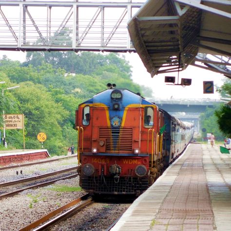 The Bygone era of Kingfisher ALCOs Nowadays ALCOs are being Rare to be seen due to electrification of Broad Gauge. Continuously being replaced by EMDs and Electrics . But their legacy can't be removed from History of Indian Railways. In Frame 1: GY WDM-3A 18782 chugging to signify its departure from Secunderabad with 12026 Secunderabad - Pune Shatabdi Superfast Express In Frame 2: MLY WDM-3A 14043 leading the twin charge with green flags on for 17063 Manmad - Secunderabad Ajanta Express... ... Green Flags, Being Replaced, Indian Railways, Bygone Era, Kingfisher, In Frame, Pune, Electricity, History