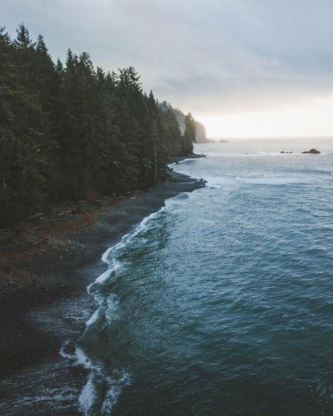 The Coast Of South West Vancouver Island, Bc, Canada Washington Coast Photography, Michelle Heard, Dave Rapper, Oregon Aesthetic, West Coast Canada, Canada Landscape, Sea Wolf, Nice Life, Background Nature