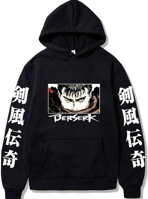 Anime,Berserk,Black aesthetic,Unisex Hoodie,Best birthday gift, Berserk Hoodie, Valentine Day Offers, Anime Berserk, Anime Clothing Store, Berserk Anime, Berserk Guts, Japanese Lifestyle, Fashion Man, Tops Long Sleeve