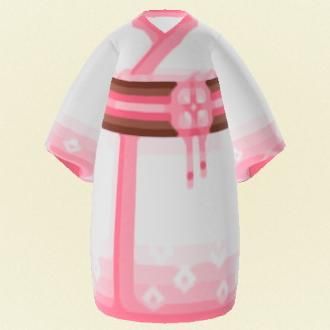 Animal Crossing Kimono Design Grid, Animal Crossing Robe Designs, Animal Crossing Kimono, Animale Crossing, Sakura Kimono, Animal Crossing New Horizon, Code Clothes, Acnh Clothes, Pink Kimono