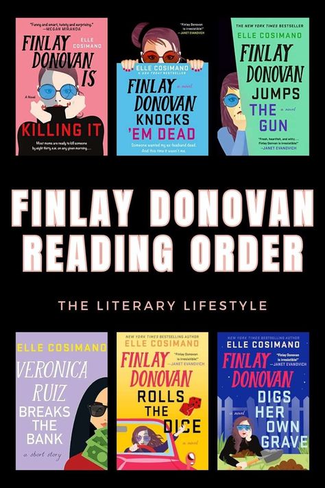 Finlay Donovan is Killing It Series by Elle Cosimano: Full Guide Finlay Donovan Is Killing It, Books With Plot Twists, Finlay Donovan, Janet Evanovich, Complex Characters, Killing It, High Stakes, Thriller Books, Mystery Books