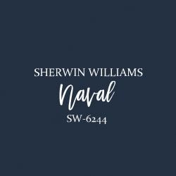 Sherwin Williams Wall Colors, Kitchen Cabinets Sherwin Williams, Cabinets Sherwin Williams, Sw Naval, Naval Sherwin Williams, Sherwin Williams Naval, Island Cabinet, Interior Paint Colors Schemes, Dresser Nightstand