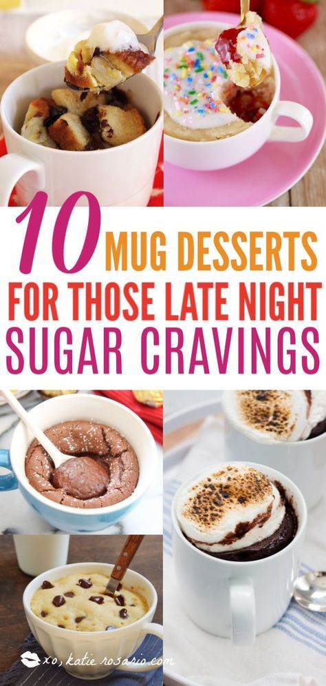 Mug Desserts, Mug Dessert, Microwave Desserts, Mug Dessert Recipes, Microwave Mug Recipes, Dessert In A Mug, Microwave Meals, Night Cravings, Microwave Dessert