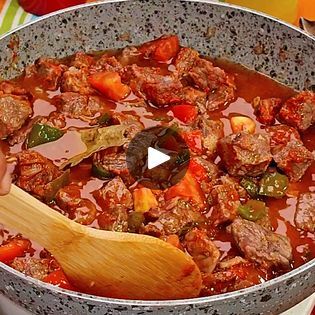 Hungarian Beef Stew, Greek Beef Stew, Greek Beef, Peppers And Mushrooms, Boneless Ribs, Mediterranean Spices, Beef Chuck, Tender Beef, Lamb Recipes