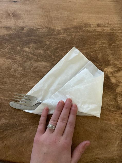 Folding Cutlery In Paper Napkins, How To Wrap Forks In Paper Napkins, How To Wrap Plastic Silverware In Napkin, Wrapping Silverware In Paper Napkins, Wrap Silverware In Paper Napkin, Rolled Silverware In Napkins, How To Roll Silverware In Paper Napkins, How To Wrap Silverware In Paper Napkins, Wrapping Silverware In Napkins