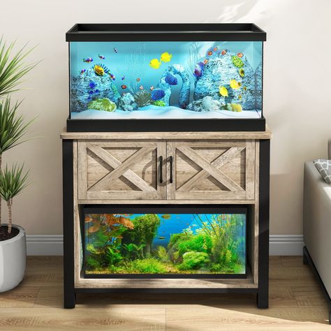 Fish tank aquaponics