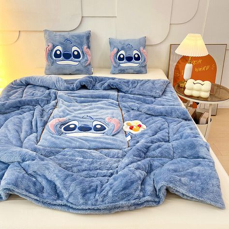 Stitch 2 in 1 blanket pillow - soft throw winter blanket, lilo and stitch gift Welcome to GavenShop&Save   Our stitch 2 in 1 pillow blankets are here to put a smile on your loved ones, keep them cozy and add to their home decor! Whether its for your children, your partner or for yourself this would be a great gift to help them sleep in peace with our stitch pillow and once it starts getting chilly they can turn their pillow into a blanket and keep cozy whenever.   We take great time and care for each 2 in 1 stitch blanket as we know how important quality is for our customers   Grab Yours Today while its still in stock!   Blanket Size: 105cm x 145cm open Lilo And Stitch Blanket, Stitch Room Decor, Stitch Bedroom, Sleep In Peace, Lilo Und Stitch, Winter Blanket, Pillow Blanket, Stitch Pillow, Stitch Blanket