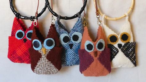 Weaving Blanket, Make Your Own Pins, Pin Loom Weaving, Loom Animals, Zoom Loom, Pin Weaving, Owl Bags, Pin Loom, Owl Bag