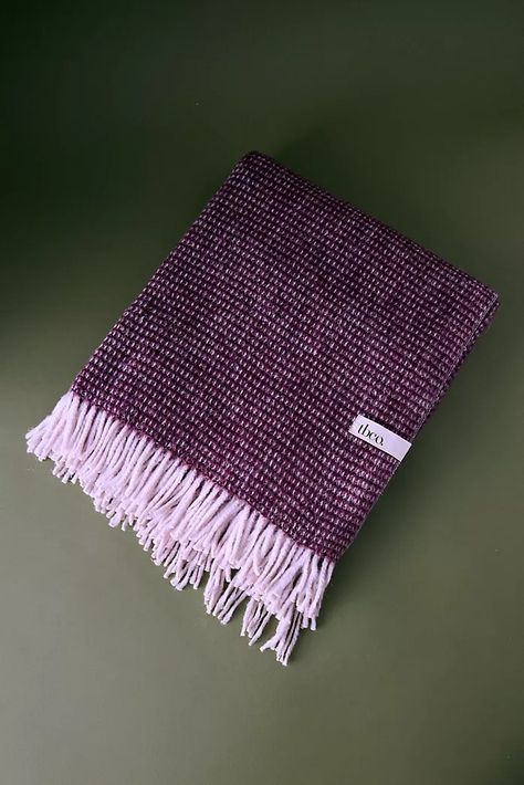 Homeware | Décor & Accessories | Anthropologie UK Blanket Bedroom, Purple Blanket, Mohair Throw, Tartan Blanket, Wool Throw Blanket, Anthropologie Uk, Wool Throw, Waffle Weave, Fun Fact