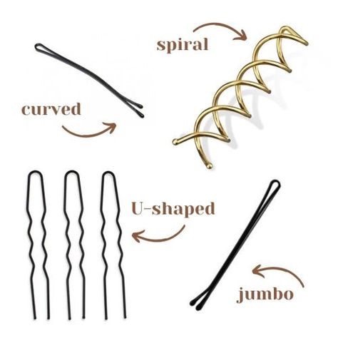 Bobby Pin Hack, How To Use U Shaped Hair Pins, How To Hide Bobby Pins In Hair, How To Use Bobby Pins, Bobby Pin Hacks Hair Tricks, Bobby Pin, Bobby Pin Curls, How To Use Bobby Pins Correctly, Hair Tongs