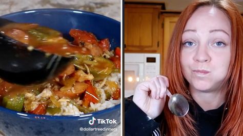 This woman’s viral TikToks create cheap but tasty meals using food from Dollar Tree Dollar Tree Dinners, Dollar Store Food, Frugal Meal Plan, Dollar Tree Recipes, Dollar Tree Meals, Gma Recipes, Low Budget Meals, Frugal Meal Planning, Budget Friendly Meals