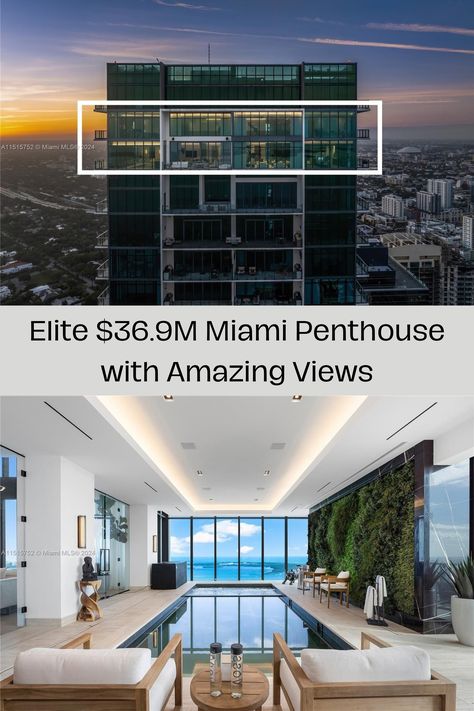 Elite $36.9M Miami Penthouse with Amazing Views (PHOTOS)