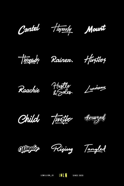 custom handwritten logo for streetwear brand Stussy Font Style, Streetwear Font Design, Clothing Font Design, Graffiti Branding Design, Stussy Logo Design, Streetwear Branding Design, Urban Branding Design, Fonts Streetwear, Stussy Lettering