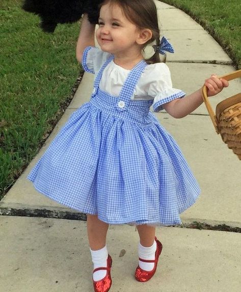 Dorthy Costume, Wizard Of Oz Dorothy Costume, Wizard Of Oz Costumes, Toddler Halloween Costume, Dorothy Costume, Dorothy Wizard Of Oz, Wizard Of Oz Dorothy, Toddler Girl Halloween, Costume Toddler