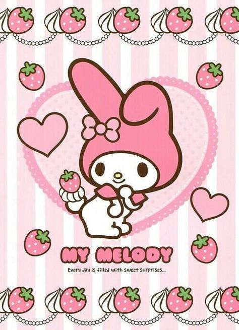 My Melody Hello Kitty Imagenes, My Melody Wallpaper, Charmmy Kitty, Kawaii Core, Hello Kitty Art, Sanrio Wallpaper, Kitty Wallpaper, Cute Poster, Flash Art