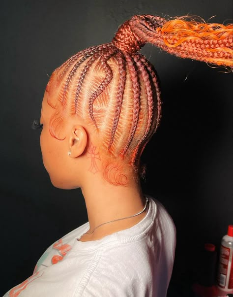 Braided Boho Ponytail, Boho Braided Ponytail, Braid Pony, Stitch Braid, Hair Braid Designs, Braided Hairstyles For Black Women Cornrows, Feed In Braids Hairstyles, Box Braids Hairstyles For Black Women, Cute Braided Hairstyles