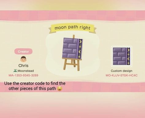 Acnh Star Design Codes, Moon Path Acnh, Animal Crossing Game, Old Games, Star Designs, Animal Crossing, Custom Design, Coding, The Creator