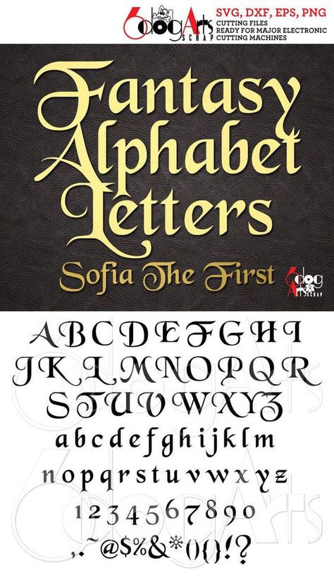 Sofia Fantasy Alphabet SVG DXF Vector Images Monogram Cuttable Letters Vinyl Iron On Heat Press Transfer Silhouette Cricut JB-814 Font fonts #font #fonts 4.197 Abstract Fonts Alphabet, Elfish Alphabet, Midevil Fonts Alphabet, Fairytale Font Alphabet, Steampunk Font Alphabet, Fantasy Alphabet Letters, Dnd Font, Fantasy Fonts Alphabet, Fairytale Lettering