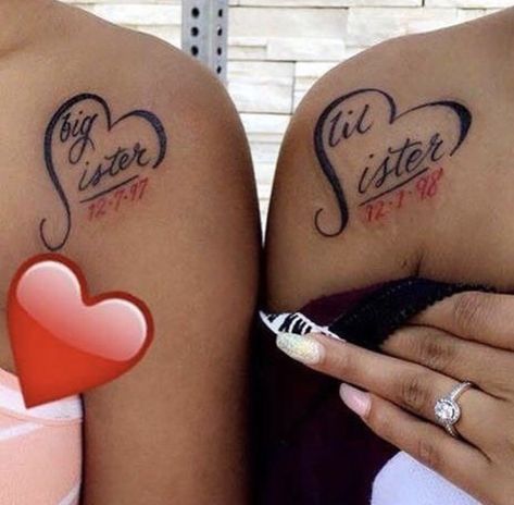 Cute Sister Tattoos, Women With Tattoos, Sister Tattoo Designs, Matching Sister Tattoos, Hamsa Tattoo, Cute Hand Tattoos, Pretty Hand Tattoos, Sibling Tattoos, Tattoos For Black Skin