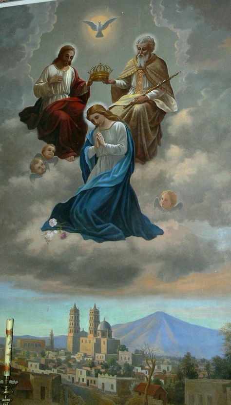 Catholic Artwork, Virgin Mary Art, Mother Mary Images, Jesus And Mary, Catholic Pictures, Images Of Mary, Jesus Christ Artwork, Queen Of Heaven, Jesus And Mary Pictures