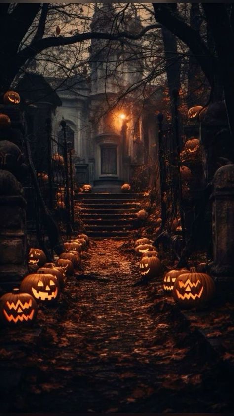 Aesthetic Wallpaper Spooky, The Pumpkin Queen, Spooky Cocktails, Halloween Aesthetic Wallpaper, Spooky Background, Helloween Wallpaper, Halloween Wallpaper Iphone Backgrounds, Days Until Halloween, Pumpkin Queen