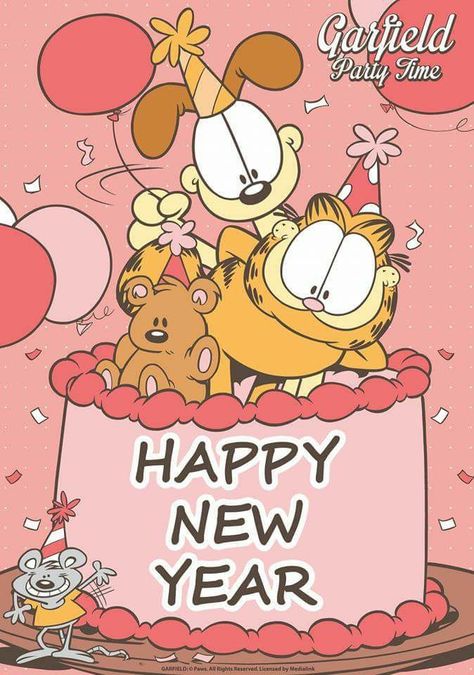 Garfield New Year, Garfield Birthday, Birthday Wishes For A Friend Messages, Garfield Quotes, Garfield Wallpaper, Garfield Pictures, Garfield Images, Garfield The Cat, Garfield Cartoon