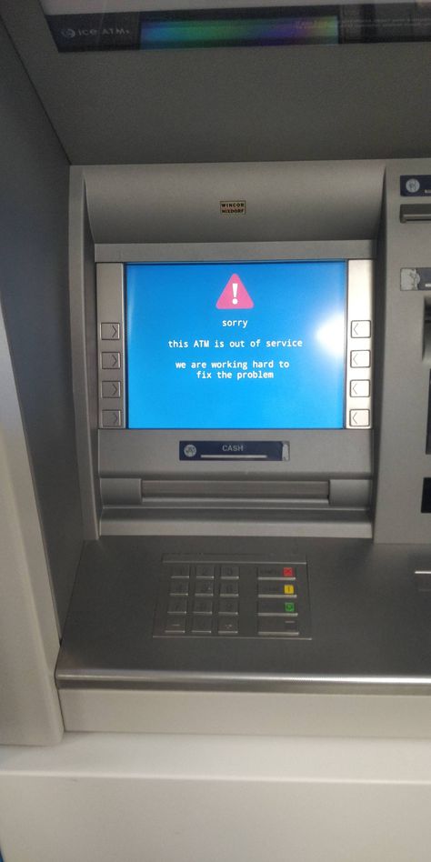 Does this dead ATM count as PBSOD? Atm Snapchat Story, Atm Aesthetic, Room Snapchat, Sweet Quotes For Girlfriend, Hospital Admit, Broken Iphone, Hospital Room Snapchat Stories, Atm Bank, Atm Machine