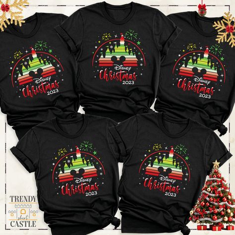 Christmas Family Vacation, Christmas Disney, Christmas Party Shirts, Spirit Of Christmas, Family Vacation Shirts, Youth Shirt, Vibe Clothes, Disney Christmas, Disney Shirts