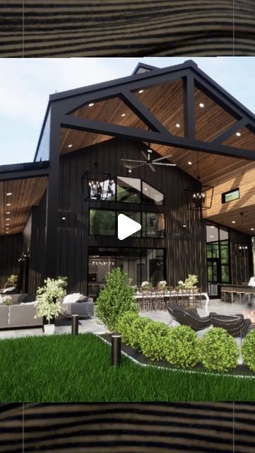 Stacee Lynn on Instagram: "Welcome To Barndominium Envy Friday I shared this stunning Barndo exterior a couple of weeks ago and the requests poured in to see a little of the inside…so here you go. AMAZING!! The soaring ceilings are over the top gorgeous. Our client just ordered their steel package. I’ll keep you posted on this beauty. I hope you have been Barndo Inspired. Happy Friday, everyone. #barndominiumfloorplans #barndominium #barndo #barndominiums #barndotour #barndoenvy #barndominiumenvy #luxurybarndominium #barndominiumplans #barndominiumplanningexperts #barndominiumgoals #metalbuildinghome #barndominiumdesign #barndominiumsofinstagram #barndominiumhouse #barnhouse #floorplan #floorplans #farmhouse #texasbarndominium #steelhouse #barnhouse #barnhome #barnhomeliving" Unique Barndominium Exterior, Barndominium With Gable Porch, Walk Out Barndominium, The Murphy Barndominium, Barndominium 2 Story Interior, Barndominium With Outdoor Living Space, 2 Story Barndominium With Balcony, Barndominium Ideas Two Story, Modern Barndo Interior