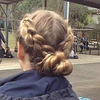 Plaits Into Bun, Two Dutch Braids Into Bun, Dutch Braids Into Bun, Braids Into Bun, Two Plaits, Plaited Bun, Braids Two, Two Dutch Braids, Hairstyles Photos