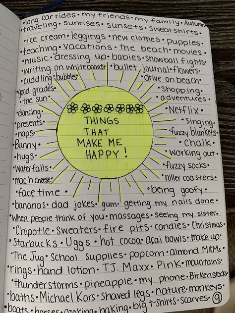 List Of Happy Things, Writing Psychology, Straws Crafts, Fall Ice Cream, Paper Straws Crafts, Idea Journal, Journal 2023, Bulletin Journal, Straw Crafts