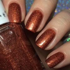 To Burn Bright Orange Nail Polish Burnt Orange Nail Polish | Etsy Burnt Orange Nail Polish, Copper Nail Polish, Bright Burn, Copper Nails Designs, Nail Orange, Bright Orange Nails, Copper Nail, November Nail Designs, Copper Nails