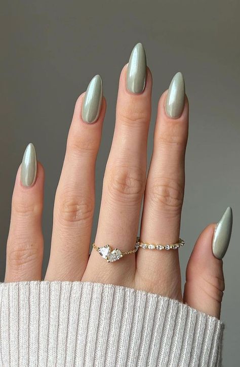 Glazed Green nails, Autumn Nails, Fall Nails, Fall Nails Colour, Autumn Nail Art, Fall Nail Art, Fall Nail Designs, Earthy Tone Nails Nails September 2024 Trends, Nails September 2024, September Nails 2024, Inspiration Nails, 2023 Nails, Light Blue Nails, Inspo Hair, Baby Blue Nails, 2024 Nails