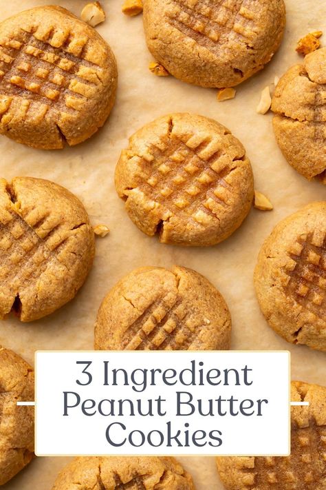 Simple Healthy Desserts 3 Ingredients, Natural Peanut Butter Recipes, Easy Peanut Butter Cookies 3 Ingredients, 3 Ingredient Cookies Peanut Butter, Natural Peanut Butter Cookies, Peanut Butter Cookies 3 Ingredient, 3 Ingredient Peanut Butter Cookies, Brownie Vegan, Healthy Peanut Butter Cookies