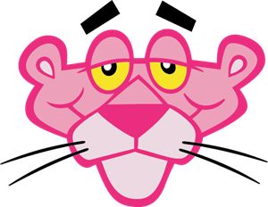 Pink Panther Stickers, Pink Panther Nails, Pink Panther Tattoo, Panthere Rose, Panthers Nails, Logo Gato, Rosas Vector, Pink Panther Cartoon, Pink Panter