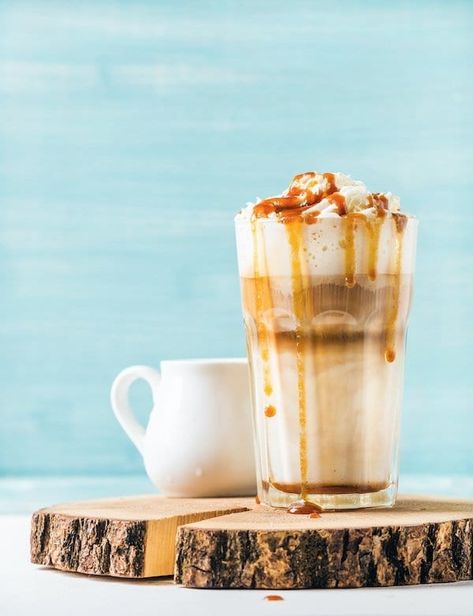 Starbucks Caramel Macchiato Recipe, Iced Chai Latte Recipe, Cotton Candy Frappuccino, Starbucks Strawberry Acai Refresher, Caramel Macchiato Recipe, Vertical Composition, Iced Caramel Macchiato, Macchiato Recipe, Ice Caramel Macchiato